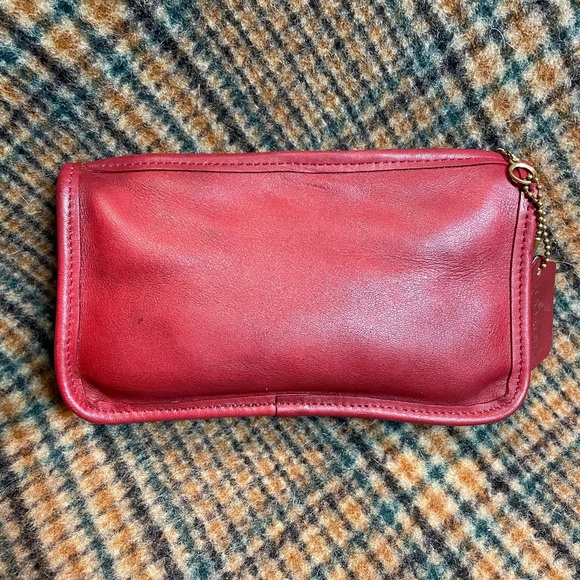 Coach 80s Red Chunky Case Wallet #7165 - Picture 2 of 8